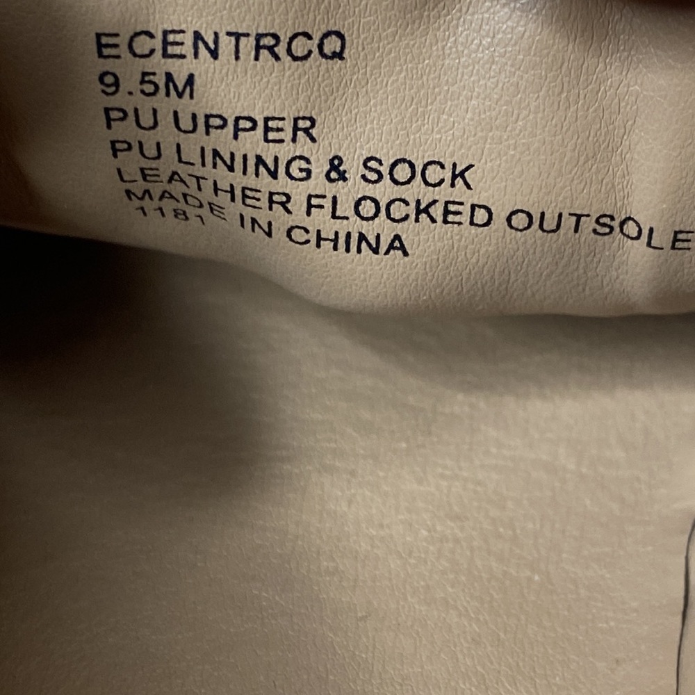 STEVE MADDEN Ecentreq Quilted Slip-on Comfort Shoe Tan size 9-1/2 - Picture 7 of 9